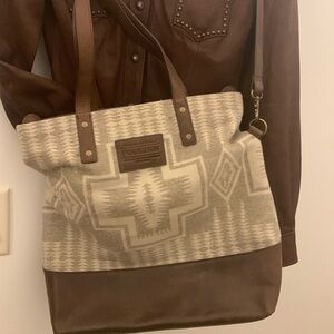 PENDLETON Long Tote Foldover Bag